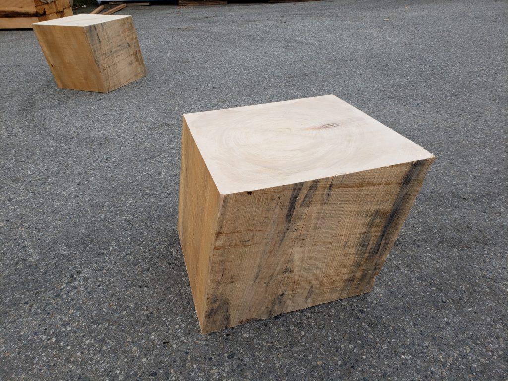 23″ x 23″ x 23″ Solid Hemlock Coffee Table (Prow)