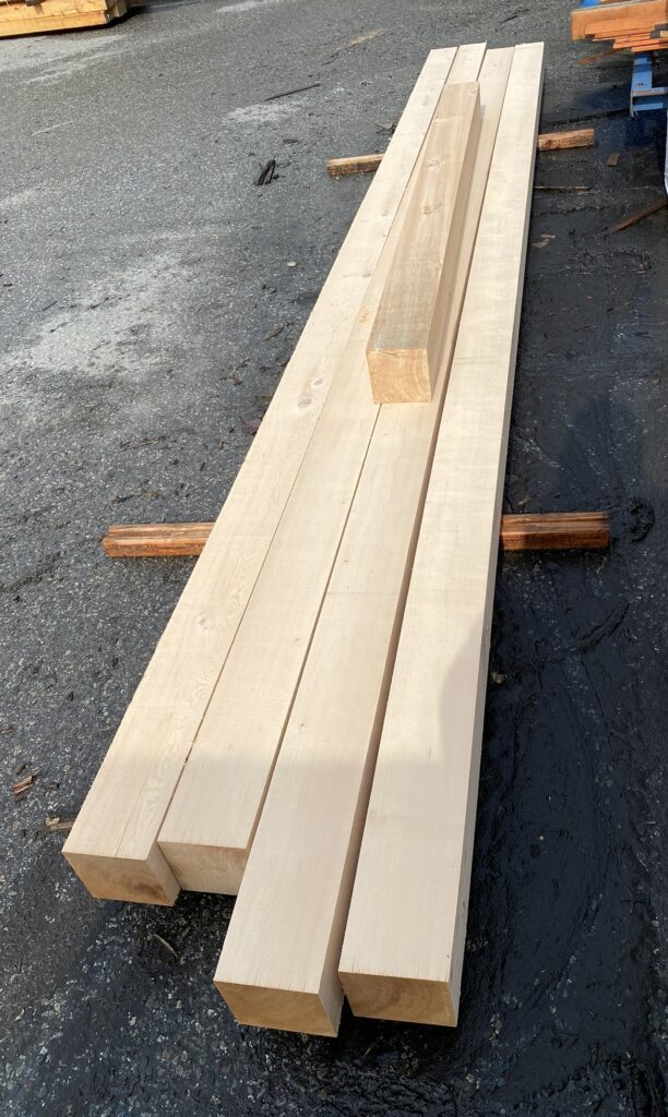 6" x 6" - 16' Western Hemlock #1 & BTR