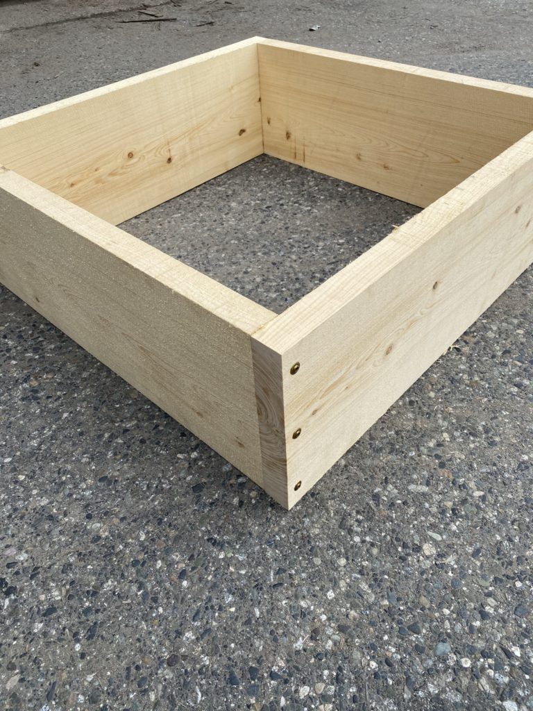 Yellow Cedar DIY 3' x 3' Raised Garden Bed Kit - 2 PACK - Image 5