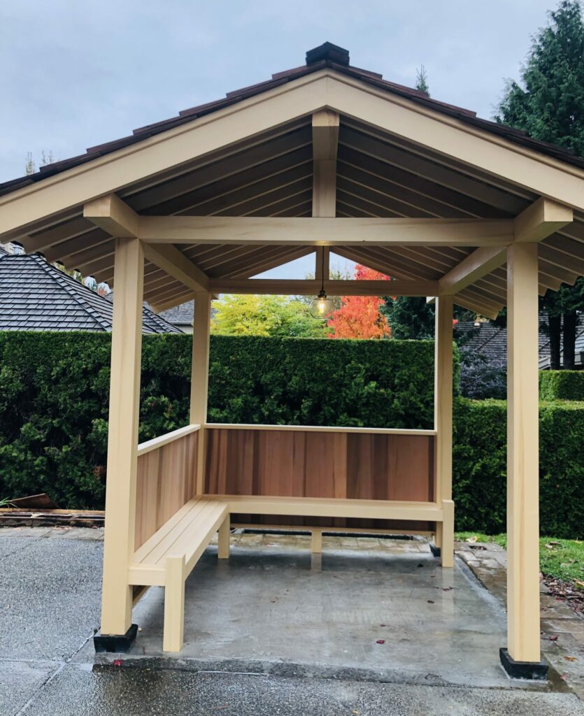 Azumaya Yellow Cedar Gazebo Lumberstore.ca